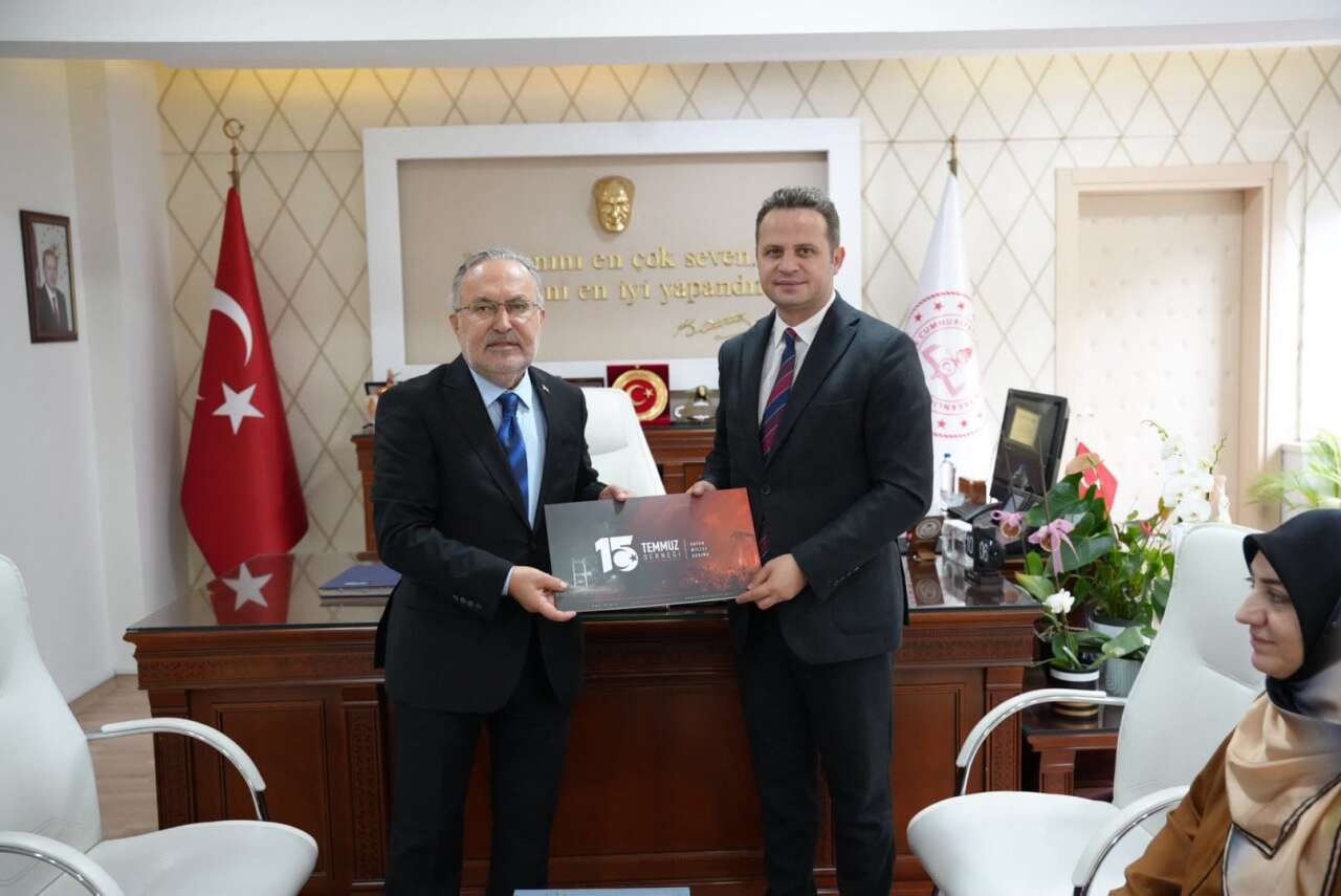 15 Temmuz Derneği Genel Başkanı İsmail Hakkı Turunç’tan Emre Çay’a Ziyaret 2